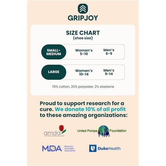 Grip Socks for Women and Men - Non Slip Socks -Yoga Socks with Grippers Non Skid - Picture 6 of 7